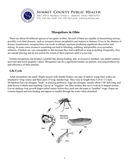 Mosquitoes in Ohio