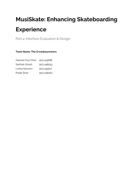 Enhancing Skateboarding Experience