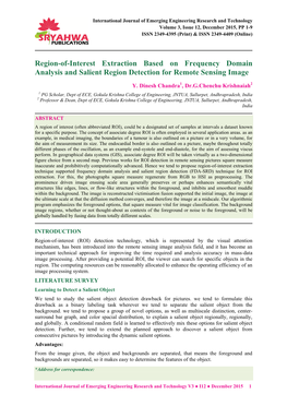 Region-Of-Interest Extraction Based on Frequency Domain Analysis and Salient Region Detection for Remote Sensing Image