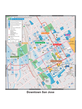 Map of Downtown San Jose