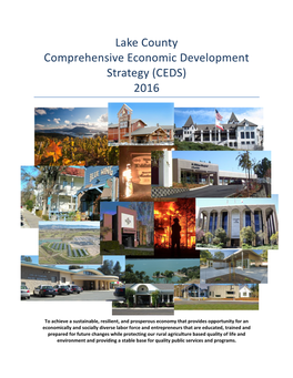 Lake County Comprehensive Economic Development Strategy (CEDS) 2016