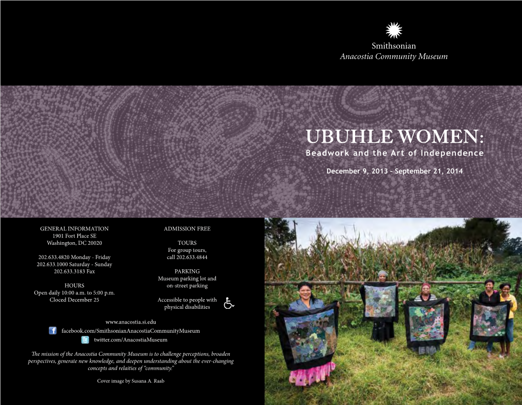 UBUHLE WOMEN: Beadwork and the Art of Independence