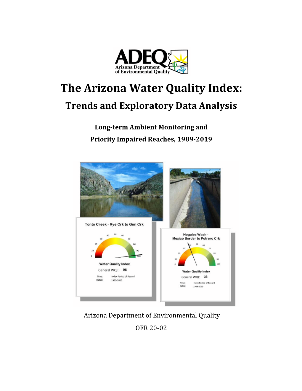 The Arizona Water Quality Index: Trends and Exploratory Data Analysis