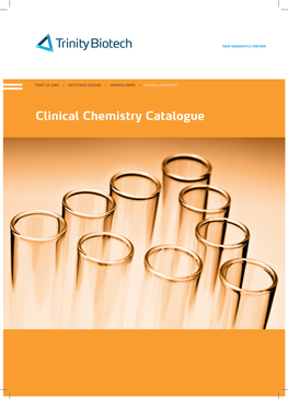Download Trinity Biotech Clinical Chemistry Catalogue