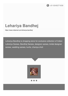 Lehariya Bandhej