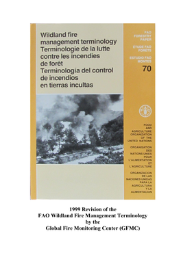 1999 Revision of the FAO Wildland Fire