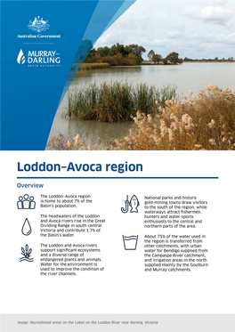 Loddon–Avoca Regional Fact Sheet