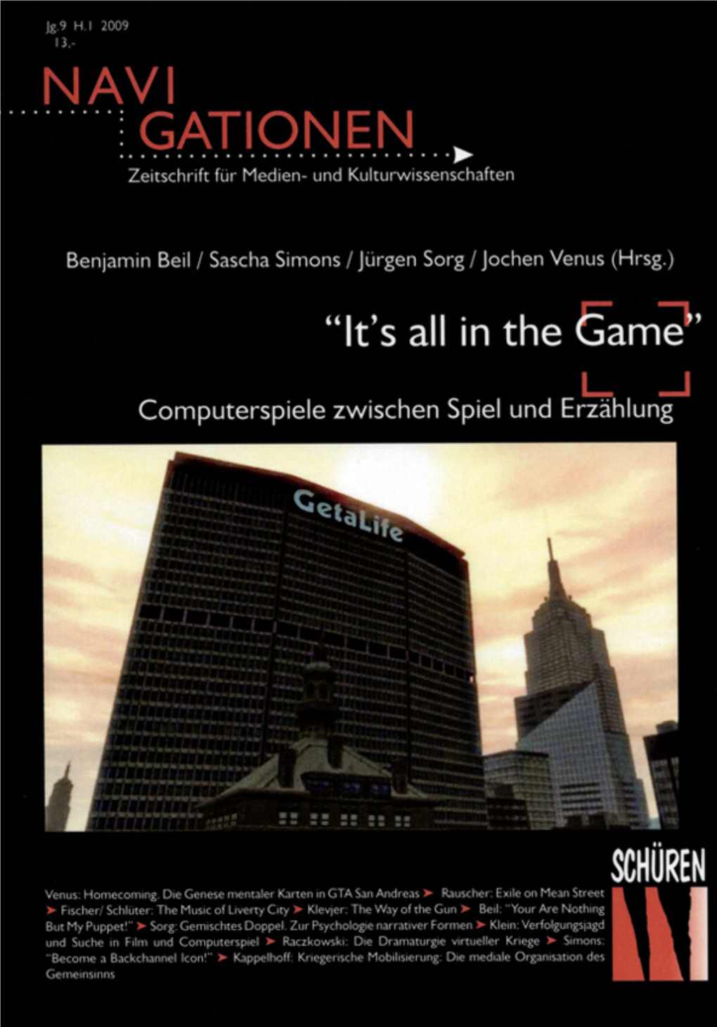 'It's All in the Game' : Computerspiele Zwischen Spiel Und Erzählung