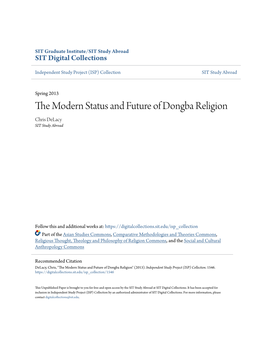 The Modern Status and Future of Dongba Religion