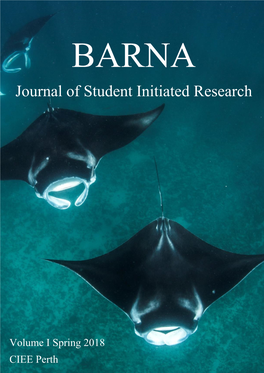 Barna: Journal of Student Initiated Research