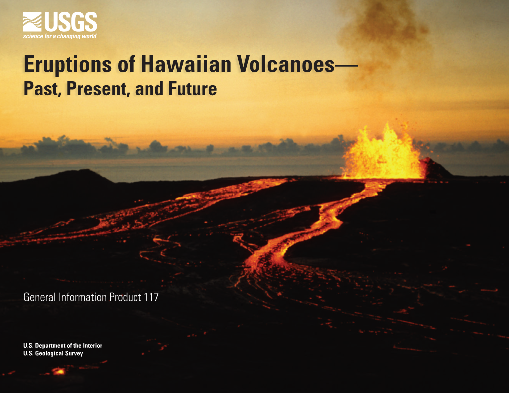 Eruptions of Hawaiian Volcanoes— Past, Present, and Future - DocsLib