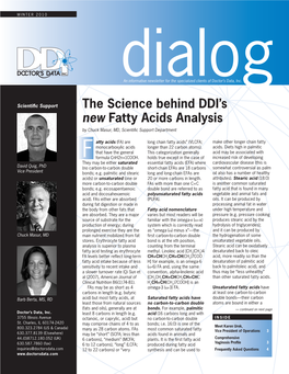 The Science Behind DDI's New Fatty Acids Analysis