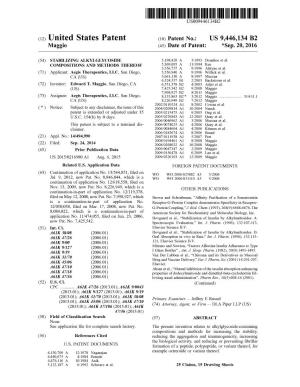 (12) United States Patent (10) Patent No.: US 9,446,134 B2 Maggio (45) Date of Patent: *Sep