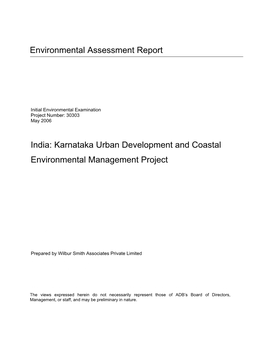 Karnataka Urban Development and Coastal Environmental Management Project