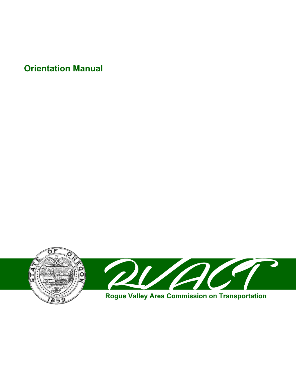 Orientation Manual