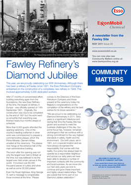 Fawley Refinery's Diamond Jubilee