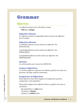 Voyages in English Grade 7 Grammar & Mechanics Handbook