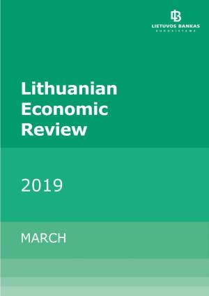 2019 Lithuanian Economic Review