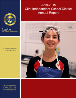 2018-2019 Clint Independent School District Annual Report