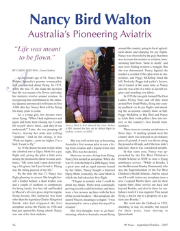 Nancy Bird Walton Australia’S Pioneering Aviatrix