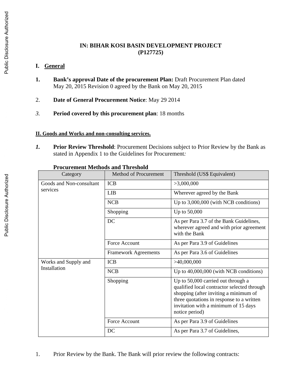 World Bank Document