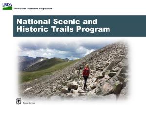 National Scenic and Historic Trails Program