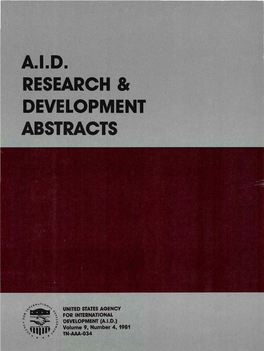 E Earch" Development Abstracts