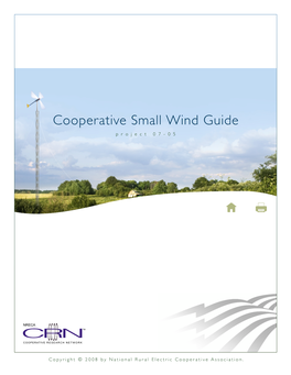 Cooperative Small Wind Guide Project 07-05