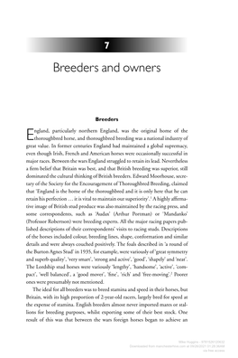 Downloaded from Manchesterhive.Com at 09/26/2021 01:28:36AM Via Free Access 184 Horseracing and the British, 1919–39