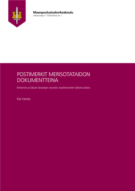Postimerkit Merisotataidon Dokumentteina