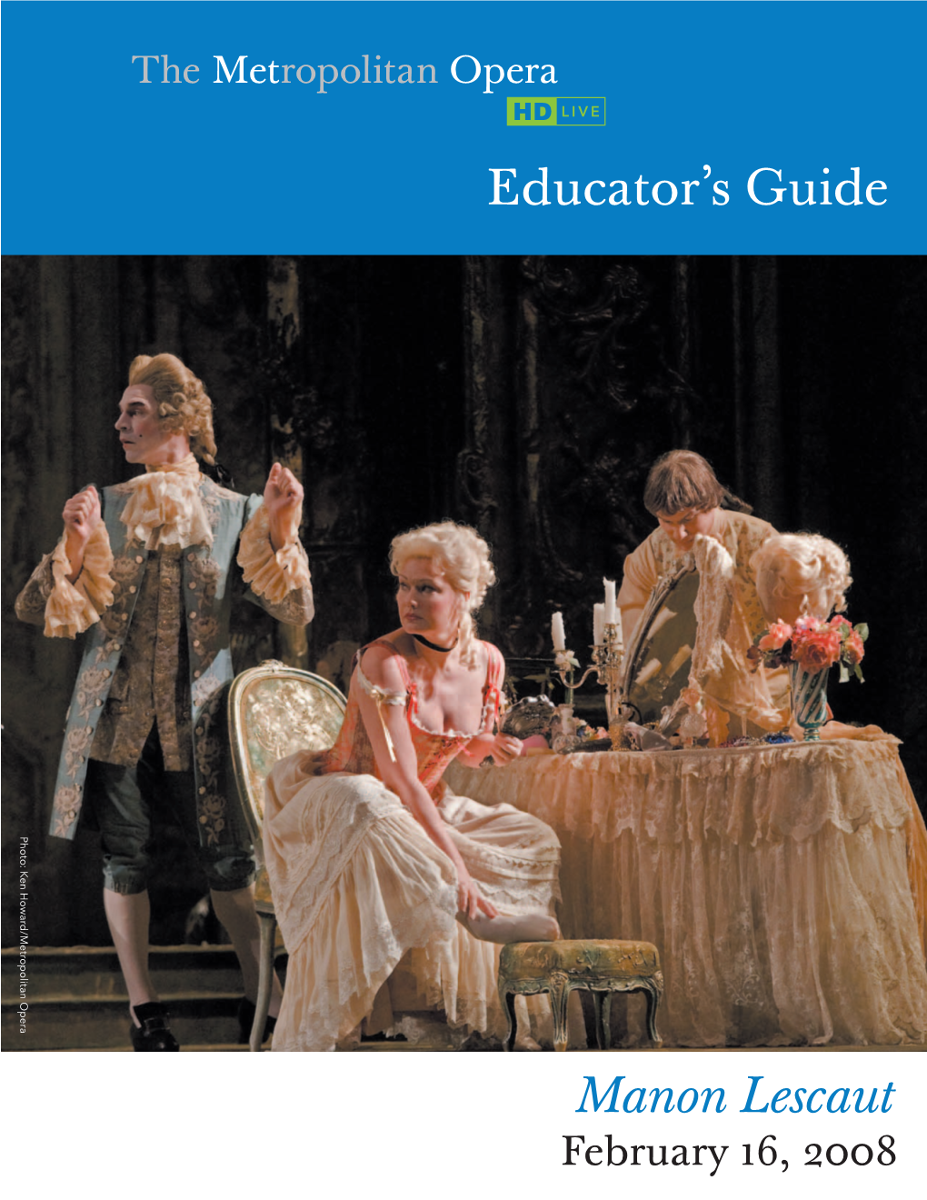 Educator's Guide Manon Lescaut