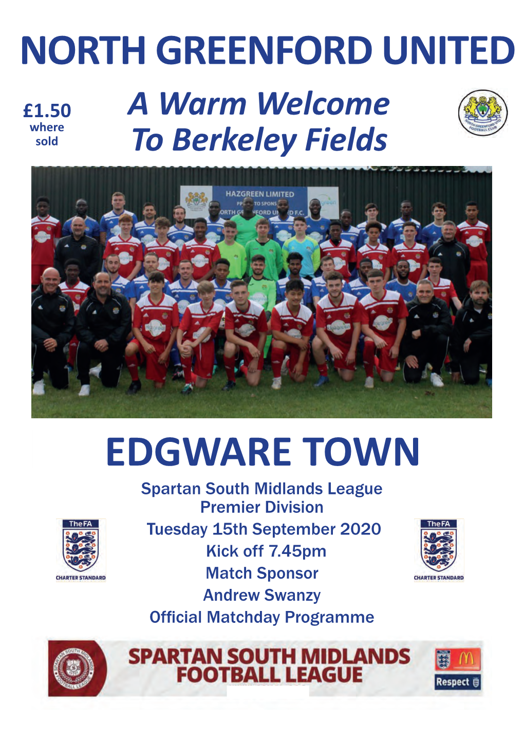 North Greenford United Edgware Town