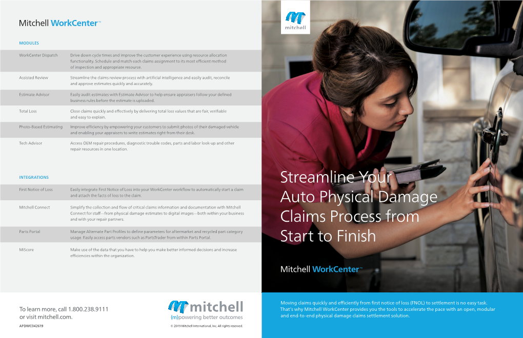 Streamline Your Auto Physical Damage Claims Process from Start to Finish