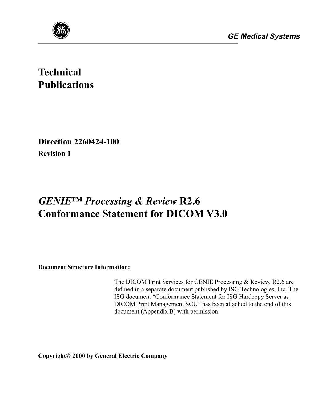 GENIE Processing & Review R2.6