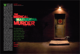The Medical Marijuana Murder