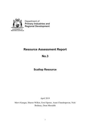 Resource Assessment Report No.3