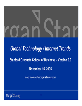 Global Technology / Internet Trends