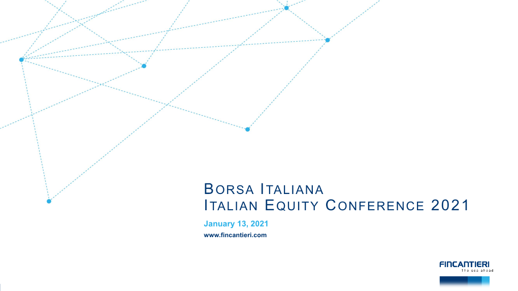 Borsa Italiana – Italian Equity Conference 2021