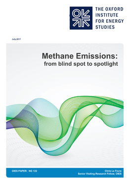 Methane Emissions: from Blind Spot to Spotlight