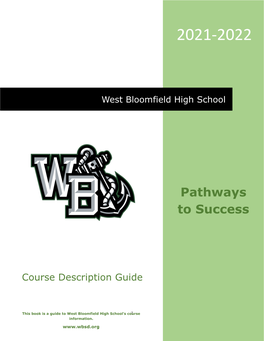 WBHS Course Description Book 2021-2022