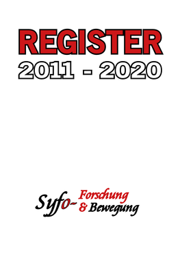 Syfo-Jahrbuch-Register