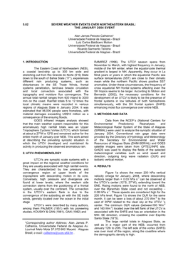 Z-R Relationship for a Weather Radar in The