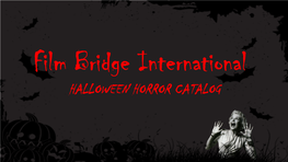 HALLOWEEN HORROR CATALOG TRICK a Halloween Horror Story