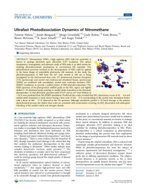 Ultrafast Photodissociation Dynamics of Nitromethane