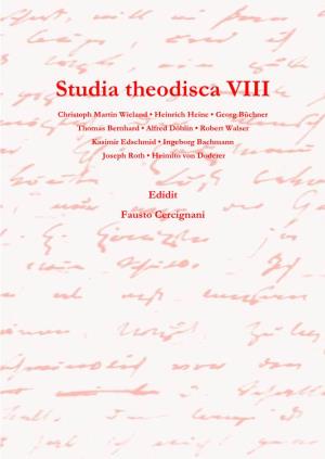 Studia Theodisca VIII