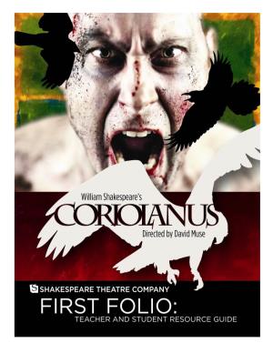 Coriolanus First Folio