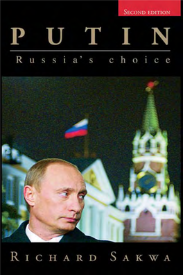 Putin: Russia's Choice, Second Edition