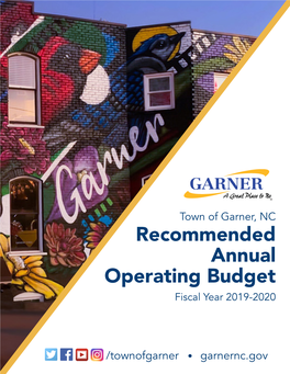 2019-2020 Recommended Budget