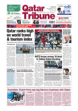 Qatar Ranks High on World Travel & Tourism Index
