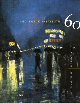 Leo Baeck Institute's 60Th Anniversary by Roger Cohen